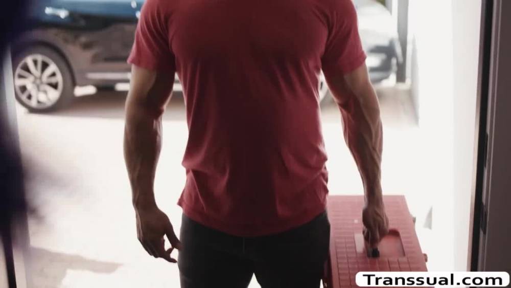 TS Superstar Foxxy enjoys anal doggystyle with bigcock - fetishpapa.com