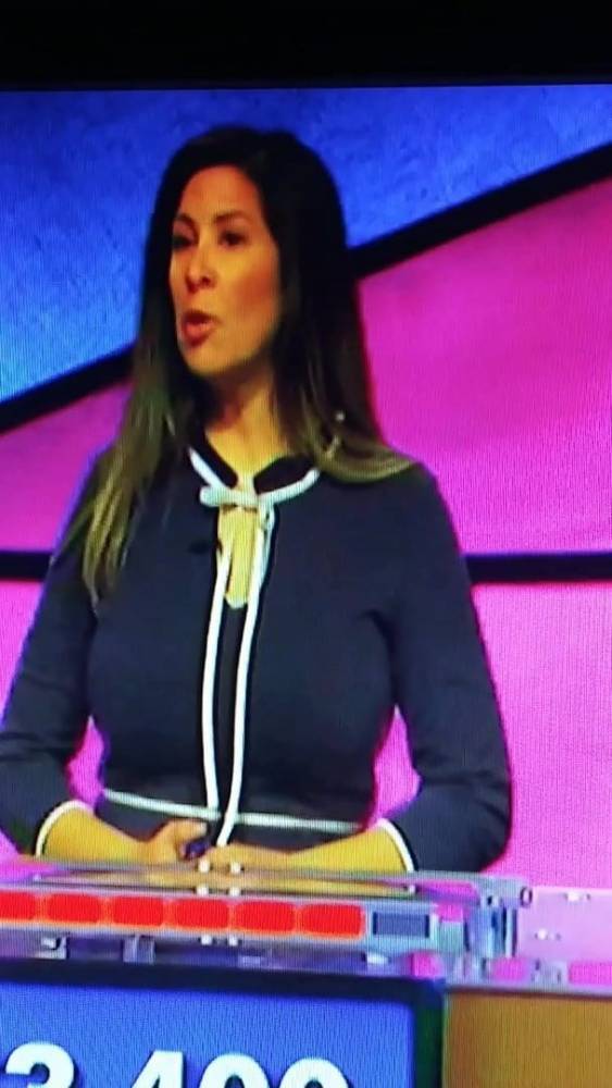 Yet another big titted Jeopardy contastant - xhamster.com - Usa