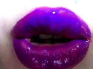 Lipstick Fetish - Purple - viptube.com
