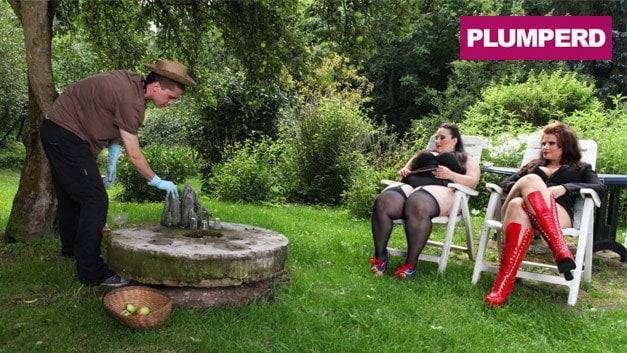 Submissive Gardener Handled by Two Sadistic Bitches - xhamster.com