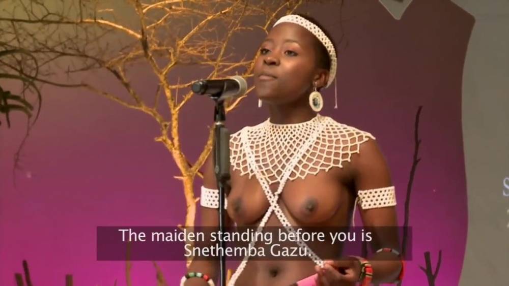 Topless South African beauty contest speech - xh.video - South Africa
