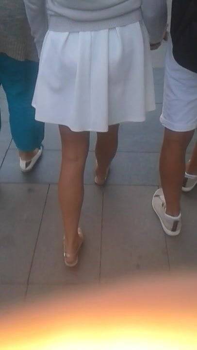 turkish street spy hidden tourist girl white panty - xh.video - Turkey