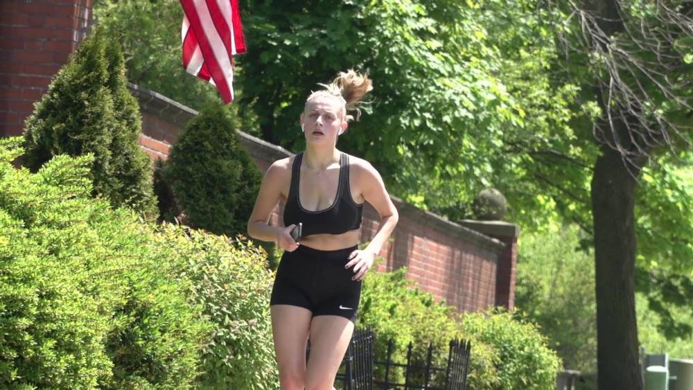 Boob Bouncing Jogger - xhamster.com