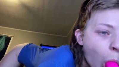 Look Britbrat In The Eyes While I Suck My Vibrator Pov Blowjob - hclips.com