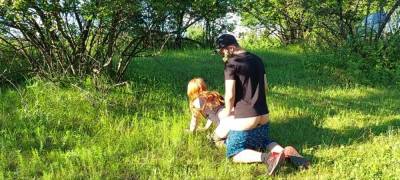 With A Girl In The Woods Doggy Style - hclips.com