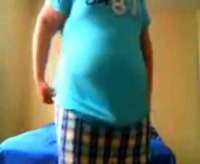 young chub strips and shows his ass - icpvid.com