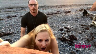 Honey Moon - Nova - Honey Moon And Delirious Hunter - Amateur Couple Sex On The Beach (nova Scotia) - txxx.com