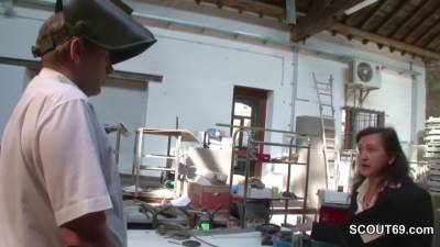 German Mature In Stockings Seduce To Fuck By Stranger - upornia.com - Germany