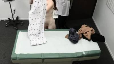 Redhead drilled on the doctors examination table - icpvid.com