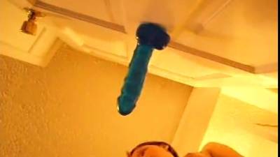 fucking my dildo standing and squirting - icpvid.com