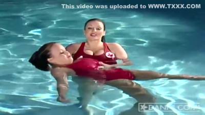 Lorna Morgan In And Brandy Tailor Are Lesbian Lifeguards - upornia.com
