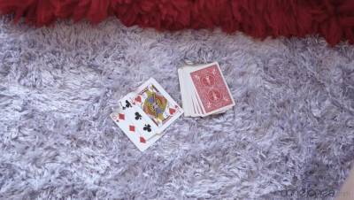 Ricky Rascal - Freya Dee - Minx strips in card game seduction - veryfreeporn.com