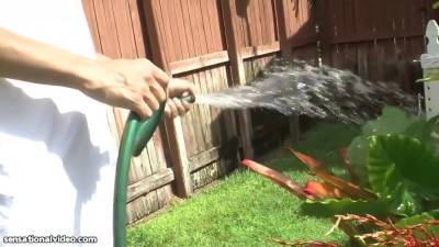 Juan Largo - Samantha - Samantha 38g And Juan Largo In Fucks In The Backyard - hclips.com