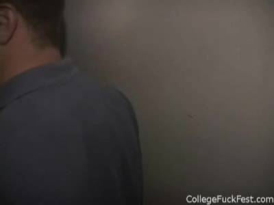 Petite blonde rides college cock at party - txxx.com