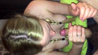 Blonde Girl Handjob (ruined cumshot) - nvdvid.com - Britain