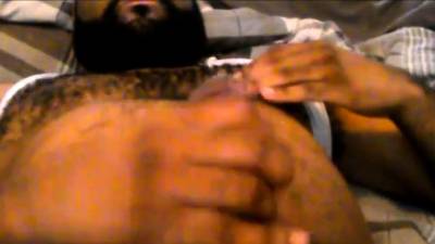 Me showing off Hairy Chest and Belly while Jerking Off - nvdvid.com