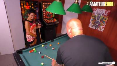 Rough Sex On The Pool Table With Slutty German Wife - hclips.com - Germany