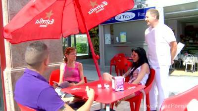 Brunette With Glasses Gets More Than A Baguette - hclips.com