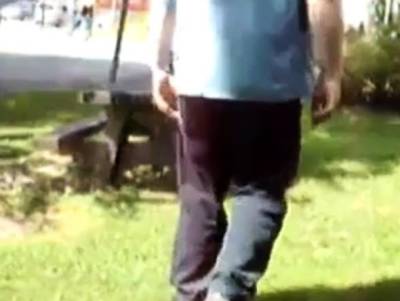 Old Man Jerks In The Park - nvdvid.com