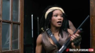 Kiki Minaj - Ryan Ryder - The Walking Dead: A XXX Parody - porntry.com - Britain