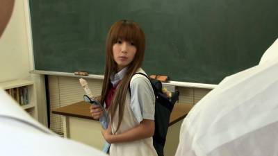 Two Guys Fuck Sana Anju Tight Holes In Class - icpvid.com - Japan