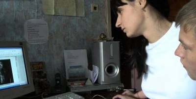 Cute russian hottie Misha with great natural tits fucking - icpvid.com - Russia