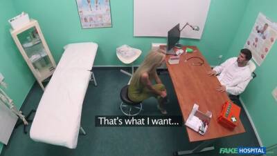 Katrin Tequila - Sweet blonde Russian eats docs cum - porntry.com - Russia