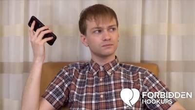 Big boobed babe takes her step-brothers fat cock - sexu.com