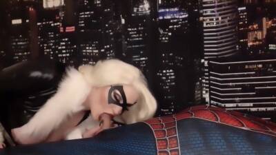 Black Cat - Has A Plan To Steal Spideys Web Fluid - hclips.com