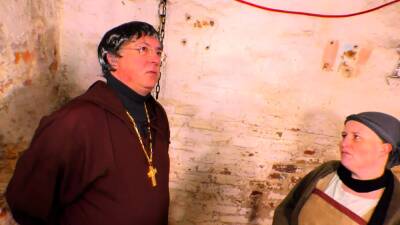 Naughty mature woman gets fucked by two priests - nvdvid.com