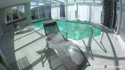 Big Boobs Housewife Masturbating At The Pool - hclips.com