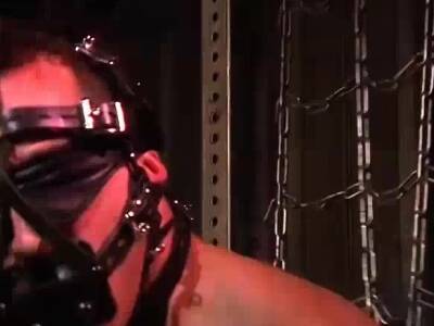 Cute guy Peter gets strapped in tight to the chair - nvdvid.com