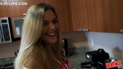 Kitchen Fairy Gets A Massive Cumshot On Her Belly - hclips.com