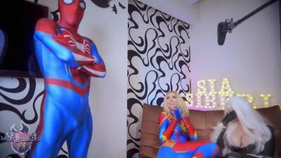 Spidey Shoots All His Web On - hclips.com