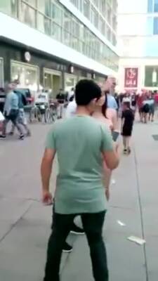 Girl Lost A Bet Has To Go Naked Through The City - hclips.com