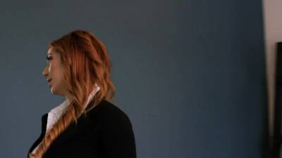 Redhead MILF Double stuffed at the Business Meeting - icpvid.com