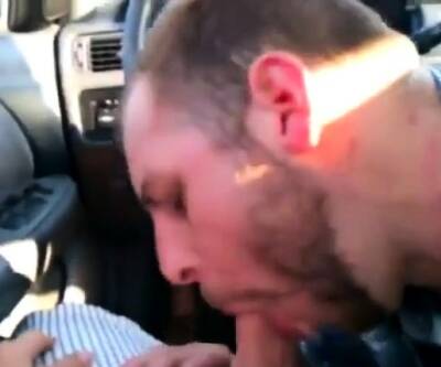 Car blowjob in the roof parking garage - icpvid.com