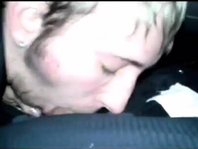 Twink sucking cock at the truck stop with CIM and swallow - icpvid.com