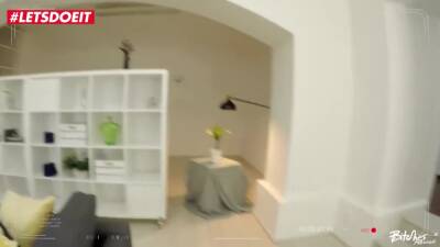 Blonde Babe Rides Nerds Cock - hclips.com