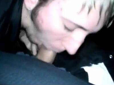 Twink sucking cock at the truck stop with CIM and swallow - nvdvid.com