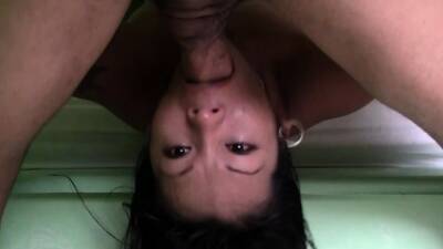 Latina babe sinking cock deep in her throat - nvdvid.com