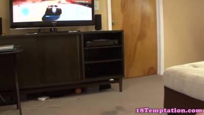 Kennedy Leigh - Teen Playing Video Games And Stepbro - hclips.com