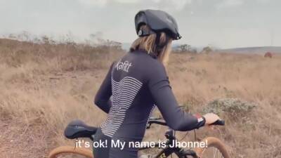 Lucky Day: I Helped A Cyclist And She Let Me Cum In Her Pussy - Outdoor Sex - hclips.com