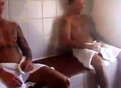 Group wank in the sauna - nvdvid.com