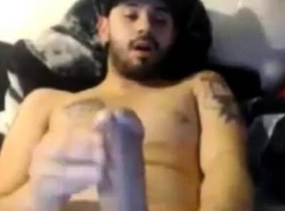 Str8 Guy with Giant Knob Shoots a Big Load #117 - nvdvid.com