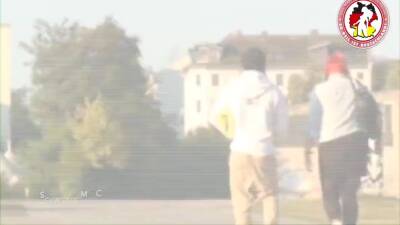 Cooky Wants To Fuck His Internet Date On The Berlin Wall - upornia.com