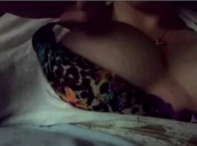 sexy girl at phone with pretty nipples - nvdvid.com - Russia