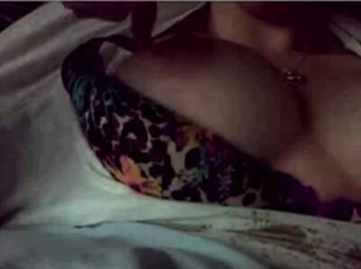 sexy girl at phone with pretty nipples - nvdvid.com - Russia