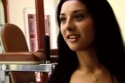 Threesome For Long Haired Brunette - nvdvid.com