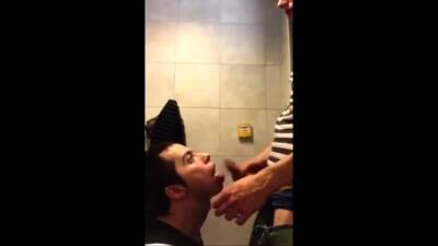 University Bathroom Face Fucking and Cum Swallowing - nvdvid.com